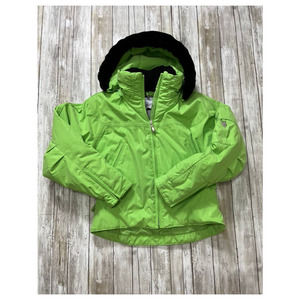 Vintage Obermeyer Northern Lights Venus Ski Jacket Lime Green Women's 8P